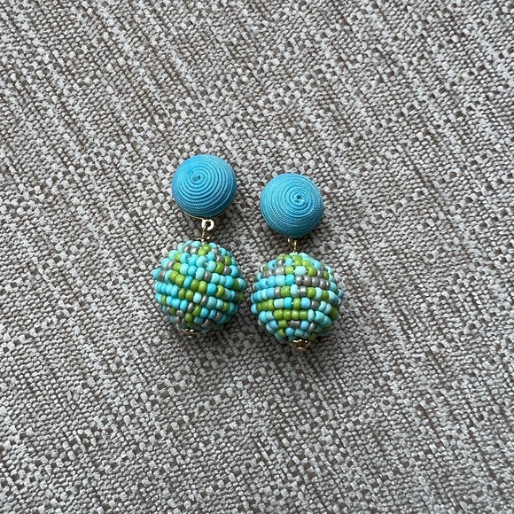 Beaded drop earrings - Picture 1 of 4
